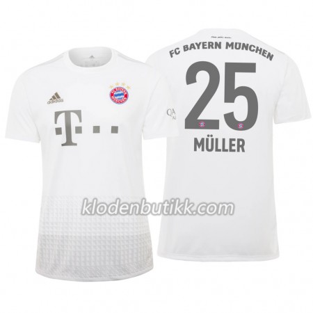 FC Bayern München Thomas Muller 25 Borte Fotballdrakt 2019-2020 Kortermet